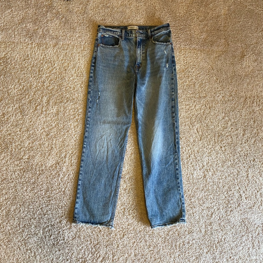 Abercrombie & Fitch 90s Straight Ultra High Rise